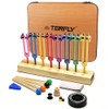 TENFLY TENFLY Chakra Tuning Forks Set for Healing, 7 Chakra+1