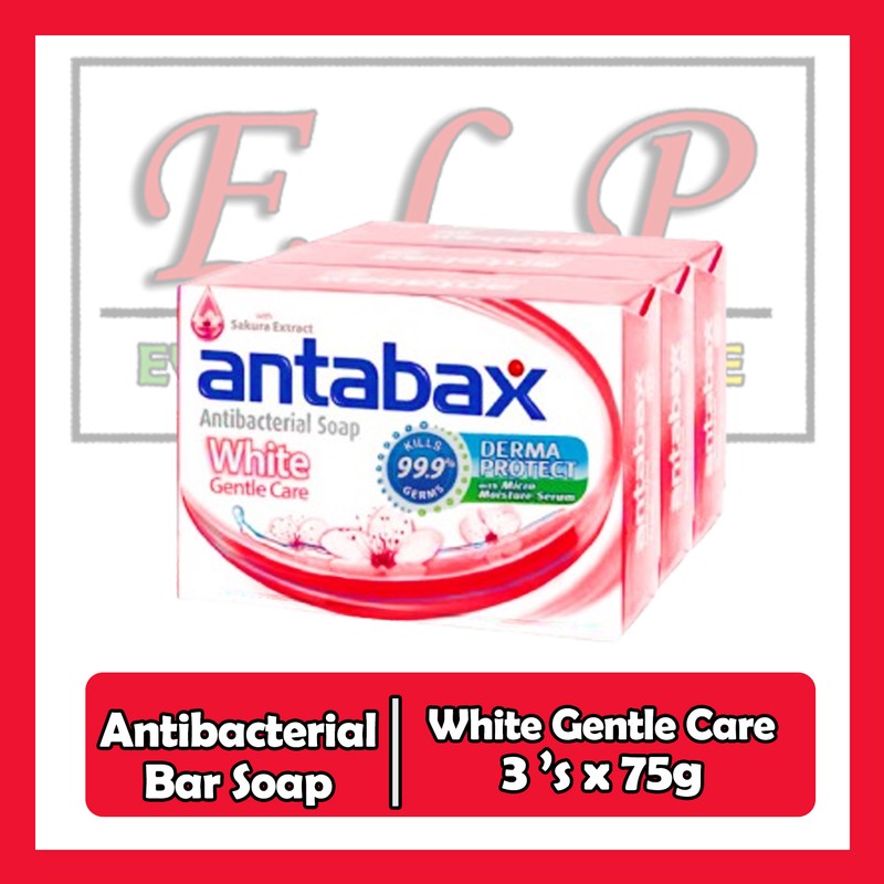 Antabax 📣Daily Sales📣Antabax Antibacterial Bar Soap 3's x 75g