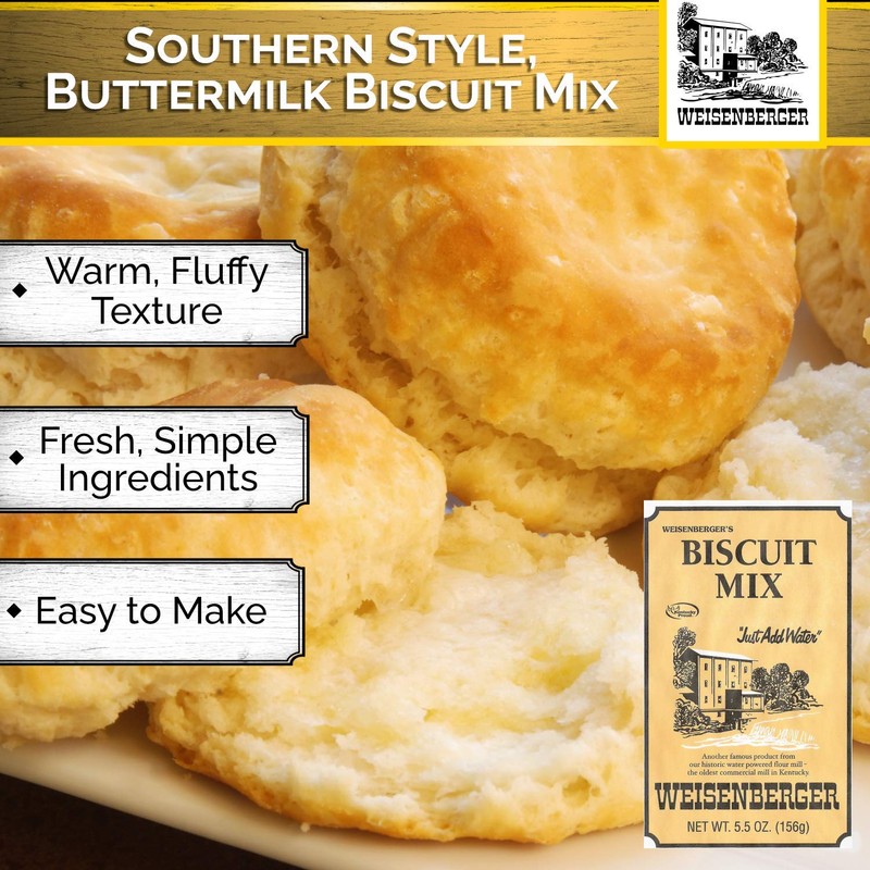 Weisenberger Biscuit Mix - Southern Style Buttermilk Biscuit Mix -