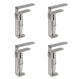 Misounda Set of 4 tablecloth clips, stainless steel tablecloth clips, 9.5 x 5 cm, table clips for garden tables, outdoor tablecloth holder, feather tablecloth clips, table clips for thick tables