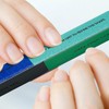 BUOKSLLY 4-Piece Professional Nail File Set, 7 Sides Polishing File,