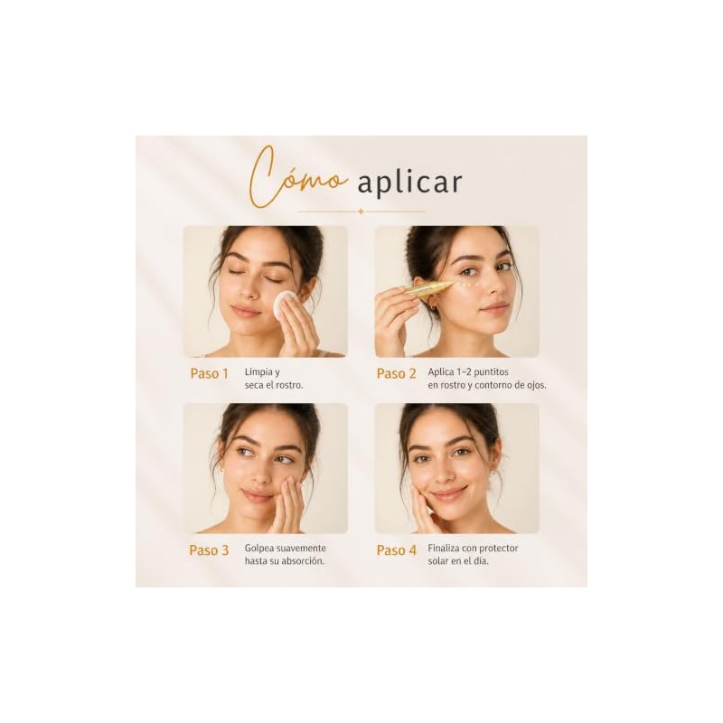 4PC Vitamin C Booster Shot Serum, Vitamin C Wrinkle Glowing