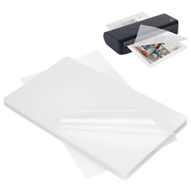 NBEADS 100 Pcs Plastic Laminating Pouches, Clear Thermal Laminating Pouch Film Photo Protecting Sheets for Sealed Photo Card Documents, 24x13.4x0.01cm