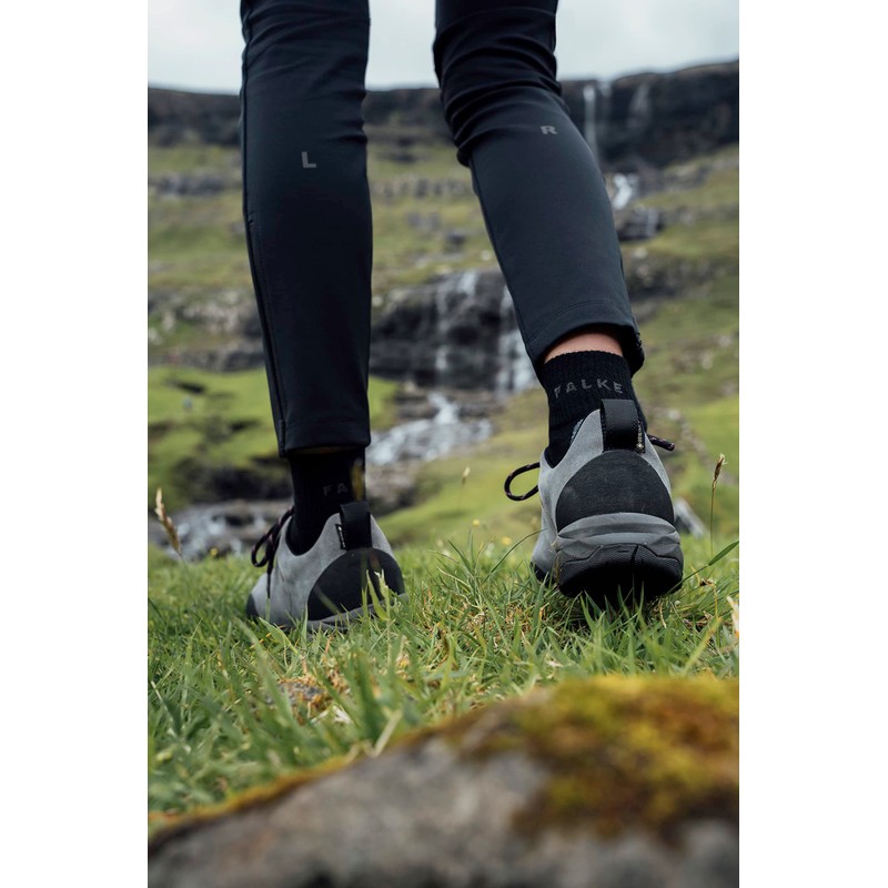 Falke TK5 Women's Hiking Socks, Short, Merino Wool Blend, grey,