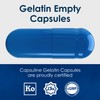 Clear Size 3 Empty Gelatin Capsules by Capsuline - 5000