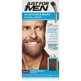 Just for Men Moustache & Beard Dye, M-35 Medium Brown