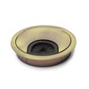 2Pcs 80mm Desk Cable Grommets, Desk Plug Hole Cover, Computer
