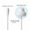 Maxim® Certified Organic Cotton Baby Swabs, Safety Tip, 60 Count