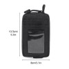 EDC Purse, Tactical Card Holder, Waterproof Change Compartment, Wallet with