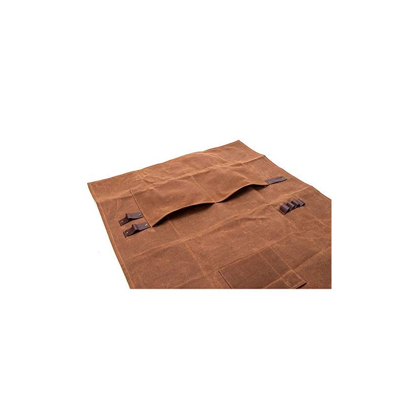 Tool Apron for Carpenters, Heavy Duty Work Apron, Waterproof Waxed