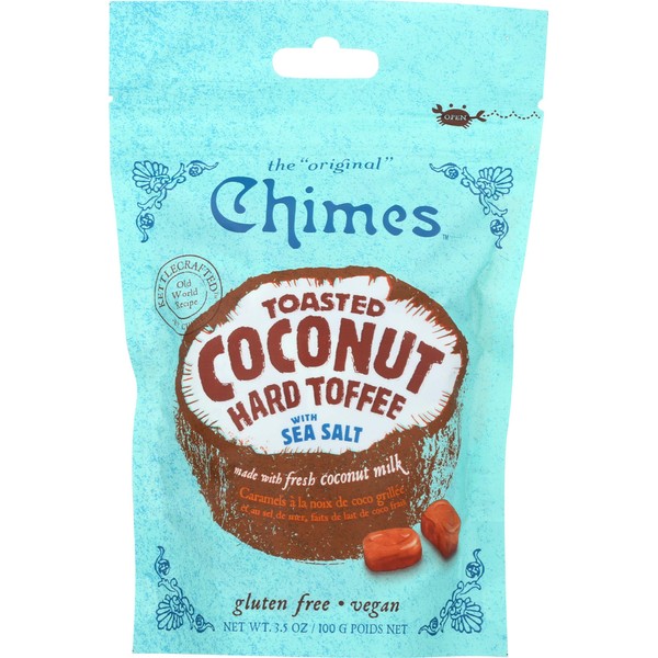 Chimes Toffee Hard Coconut Sea Salt, 3.5 oz