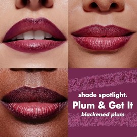 e.l.f. Cosmetics Cream Glide Delineador de Labios Plum & Get It Ciruela | Alta Pigmentación, Acabado Semimate, Lápiz para Perfilar y Esculpir Labios, 