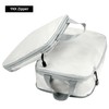 QWORK® Set of 4 Compression Packing Cubes, Travel Storage Bag