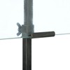 Creative Co-Op 10 in x 16.75 in Black Adjustable Metal