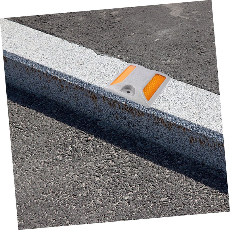 KONTONTY Reflective Road Markers Driveway Marker Road Studs Aluminum Pavement