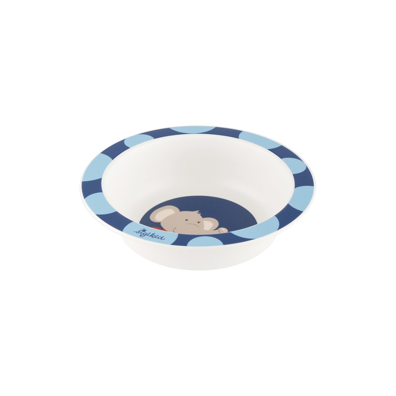 SIGIKID Bowl Elephant Lolo Lombardo R PET Children's Crockery Blue