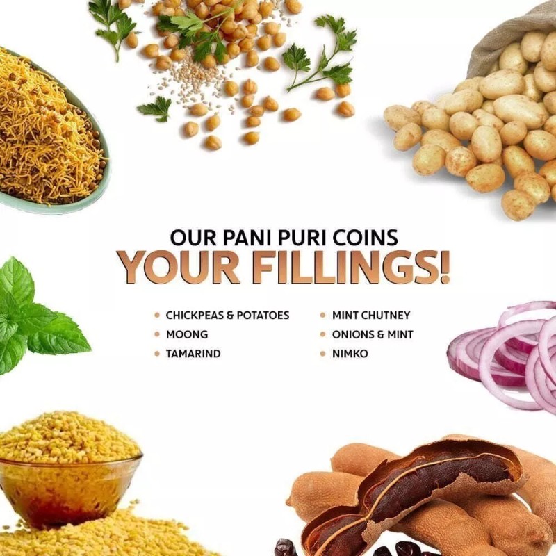 HEMANI Pani Puri Coins I Comes with Masala I Ready