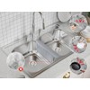 Sink Saddle, Divider Protector Mat, Kitchen Sink Mat, No Smell,