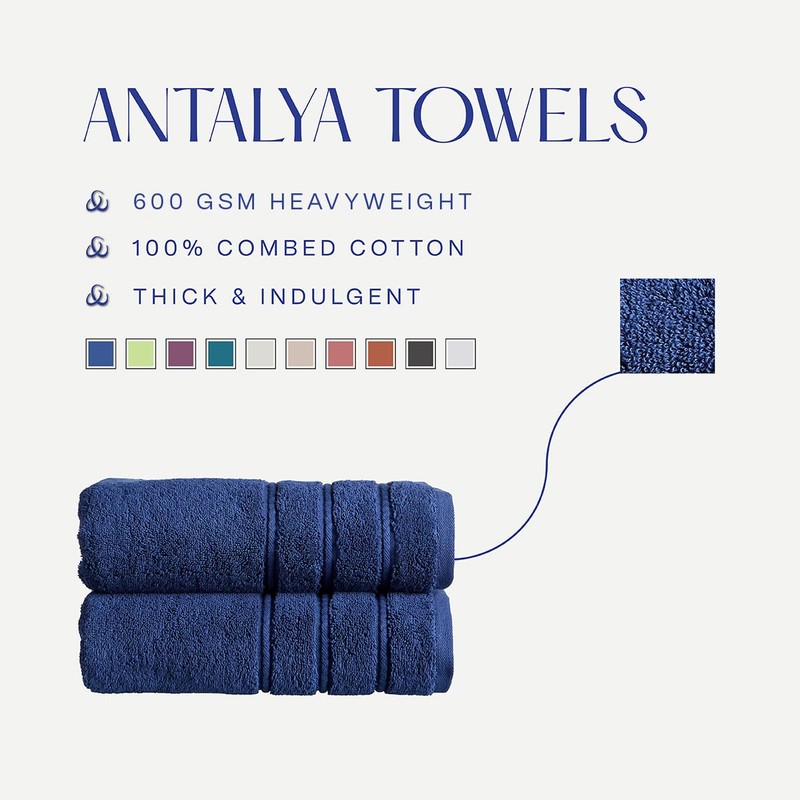 Christy Antalya Hand Towels | Set of 2 | 100%
