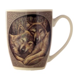 Puckator Lisa Parker Wolf Tasse aus Porzellan
