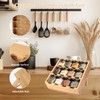 aichilra Bamboo Spice Rack, 3 Tier Spice Organizer for Kitchen
