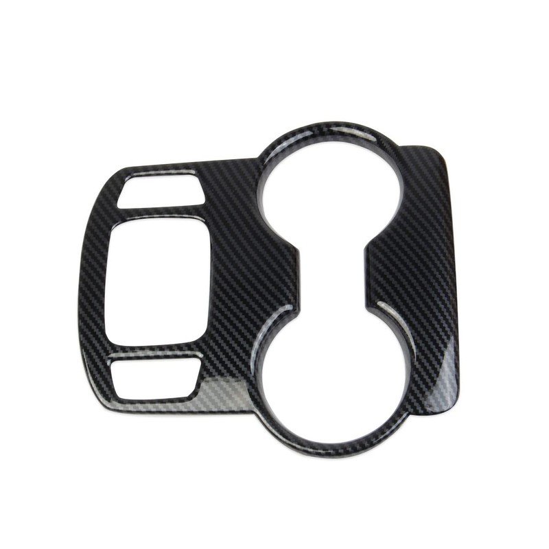 Korlot Carbon Fiber Center Console Cup Holder Knob Button Panel