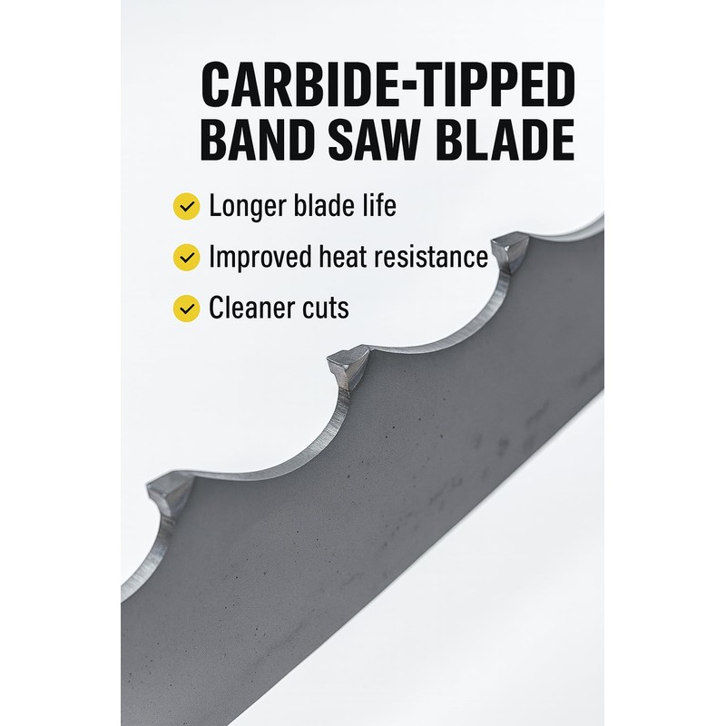 Dark Stone 111" Carbide-Tipped Resaw Band Saw Blade, 3/4" x