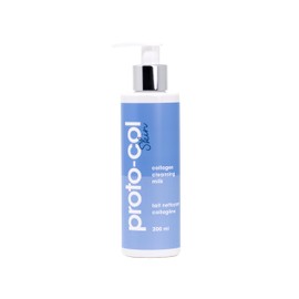 Proto-col - Cleansing Milk, Rich Collagen and Hydrating Hyaluronic Acid with Powerful Vitamins + Minerals, Deeply Cleanses, Brightens Skin and Removes Impurities (200ml)