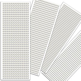 3/4/5/6mm with Pearl Beige Gem Rhinestones Stickers for Face, Self Adhesive Pearl Stickers Stick on Body Crystal Jewels Makeup Glue for Face Eye Hair Nails Make up and Craft Home Decor 3090PCS