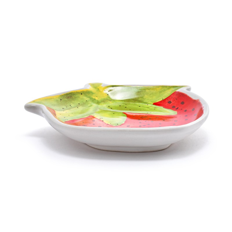 DEMDACO Decorative Serving Dining Dish Appetizer Plate, 5 Inch Ceramic
