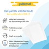 Pakomat Pakomat Lieferscheintaschen Dokumenttaschen DIN C5 für A5 transparent selbstklebend