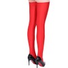 OMOSIROKURABU Smooth Knit Long Tights (KN04), red