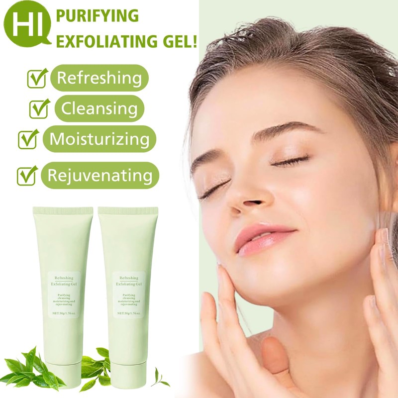 Purifying Exfoliating Gel, Facial Scrub Exfoliator, Purifying Blackhead Scrub For