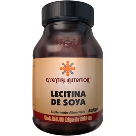 Essential Nutrition Lecitina de Soya 50 Cápsulas de 1200 mg