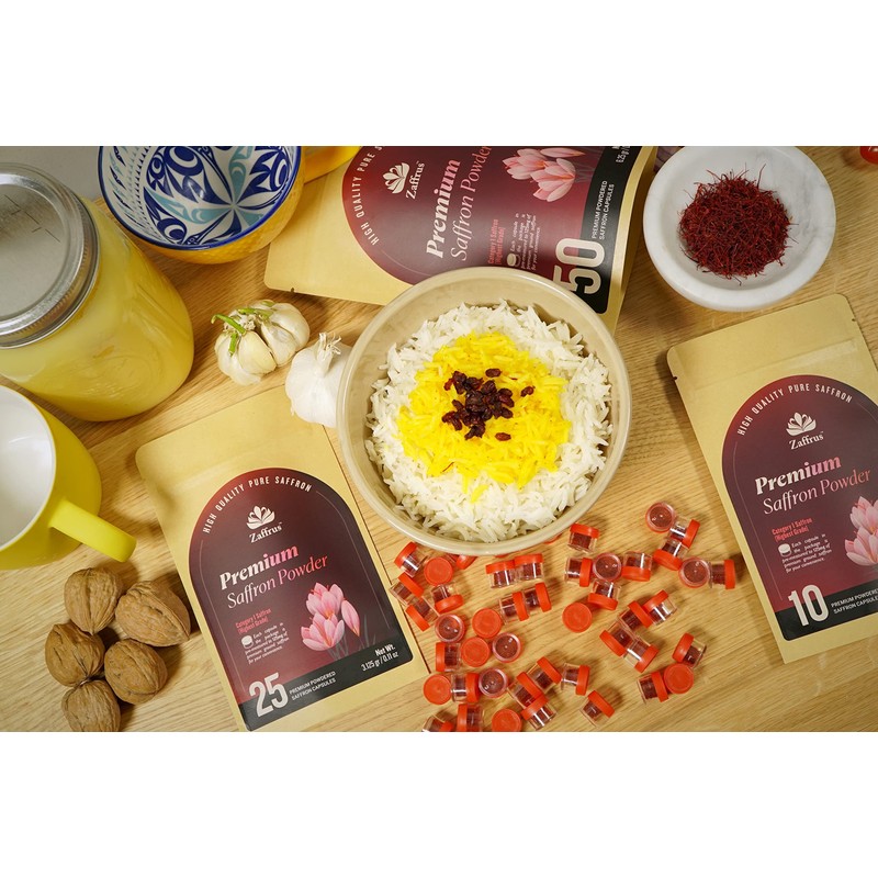Zaffrus - Premium Saffron Powder for Cooking, Athletes, Specialty Drinks