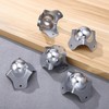 Wakauto 8 Pieces Ball Corner Edge Protector,Metal Furniture Flight Case