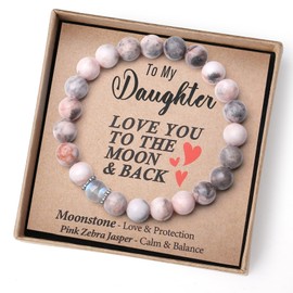THEMEROL Daughter Gift from Mom Daughter 21st Birthday Gift for Her Mothers Day Bracelets for Teen Girls Gifts Teenage 12 16 Years Old Confirmation Easter Christmas Stocking Stuffer Valentine Day Link