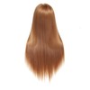 Training Head,26-28 Inch Hairdressing Head 100% Synthetic Fiber Cosmetology Mannequin