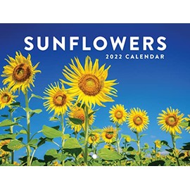 Sunflowers 2022 Wall Calendar Nature Photography Flowers Floral Pretty Cheerful Country Large 18 Month Calendar Monthly Full Color Thick Paper Pages Folded Ready To Hang Planner Agenda 18x12 inch