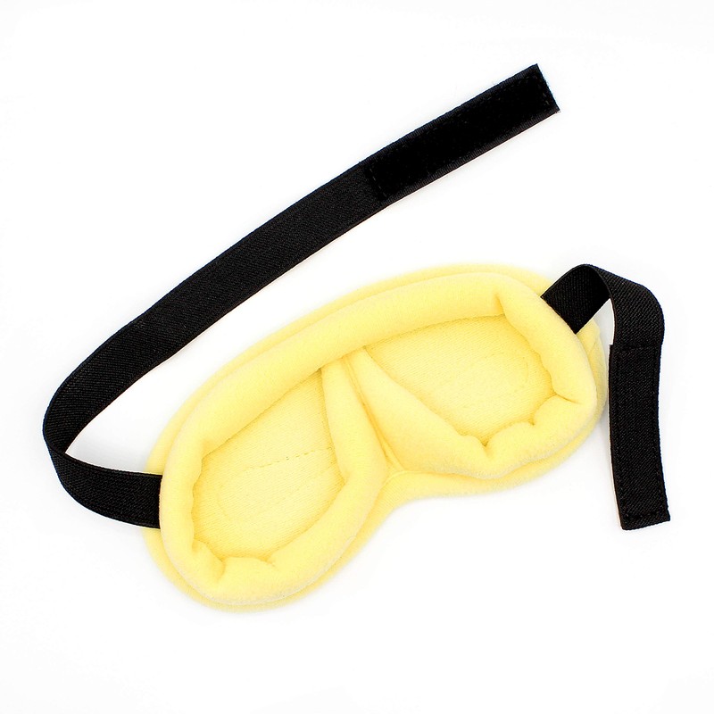 Wild Essentials Infinity Fleece Luxury Sleep Mask - Mellow Yellow