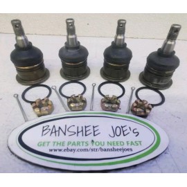 Banshee Joes LLC Yamaha YFZ450 YFZ450R YFZ450X Ball Joint Kit Upper And Lower A Arm Ball Joints