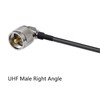 POBADY PL 259 Cable Jumper UHF Male PL-259 to UHF