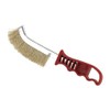 Brass Steel Brush with Plastic Handle, Ideal for Cleaning and