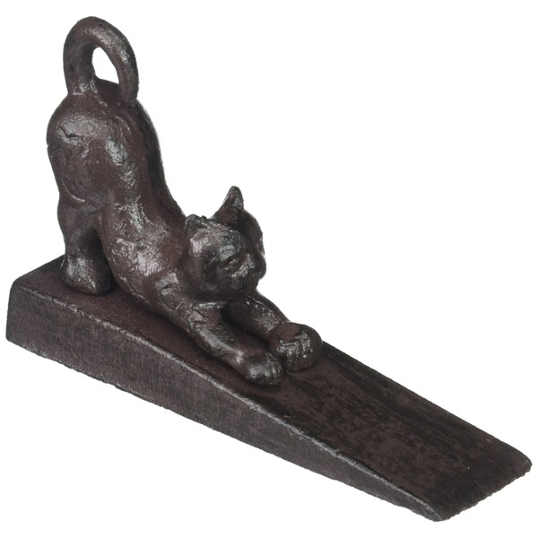Unbranded Home Locomotion Stretching Cat Door Stopper, Black (10015650)
