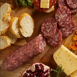 Colameco's All Natural Uncured Sopressata Chub - Humanely Raised, Rich & Robust Italian Flavor - Uncured Sopressatai, 6 oz