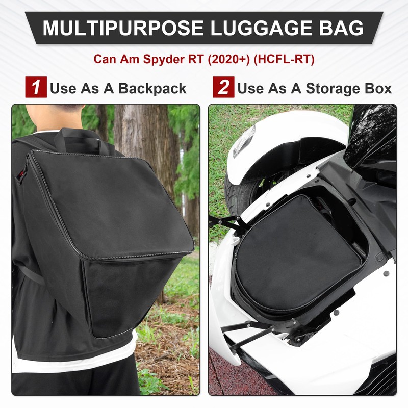 Proyoureye Front Storage Cargo Bag for Can Am Spyder RT/RTL/RTS