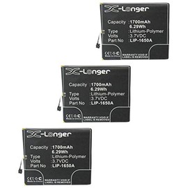 Synergy Digital Wireless Router Batteries, Works with Clear Spot FreedomPop Mobile 4G Wireless Router, (Li-Pol, 3.7V, 1700 mAh), combo-pack includes: 3 x SDWR-P1555 Batteries