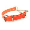 Adjustable Waterproof Martingale Half-Check Stainless Steel Chain Training Dog Collar