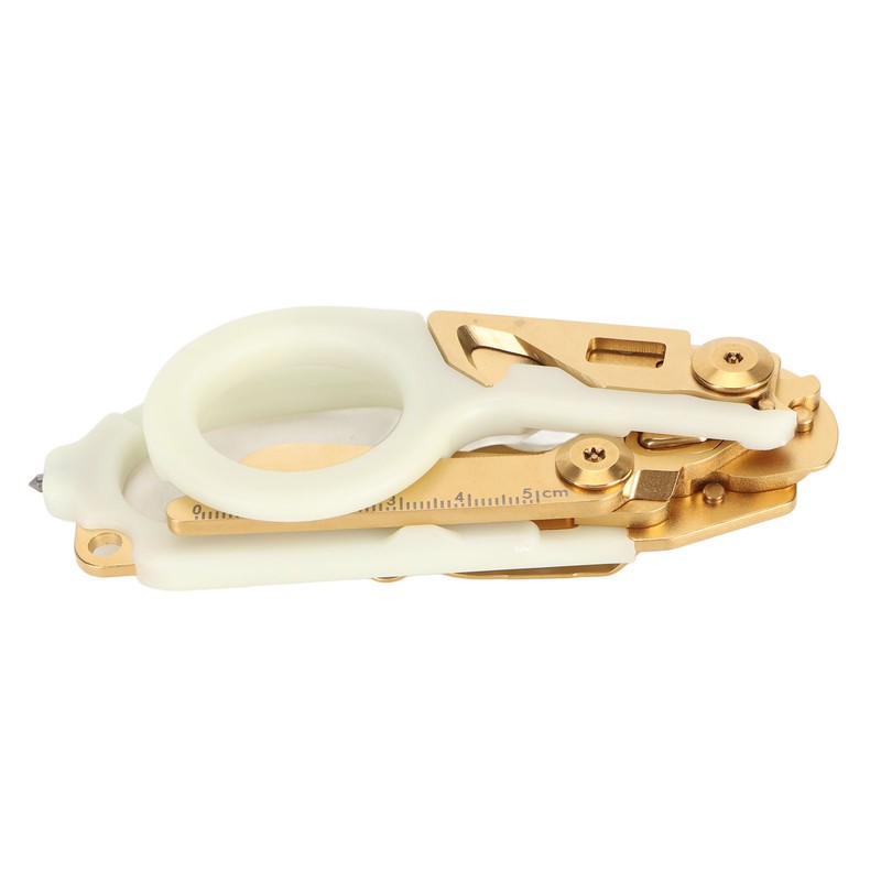 Emergency Response Shears with Glass Breaker Stainless Steel Plastic Luminous