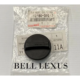 LEXUS OEM FACTORY OIL FILLER CAP 2011-2014 ISF 12180-38010